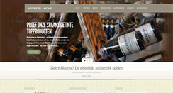 Desktop Screenshot of notreblanche.be